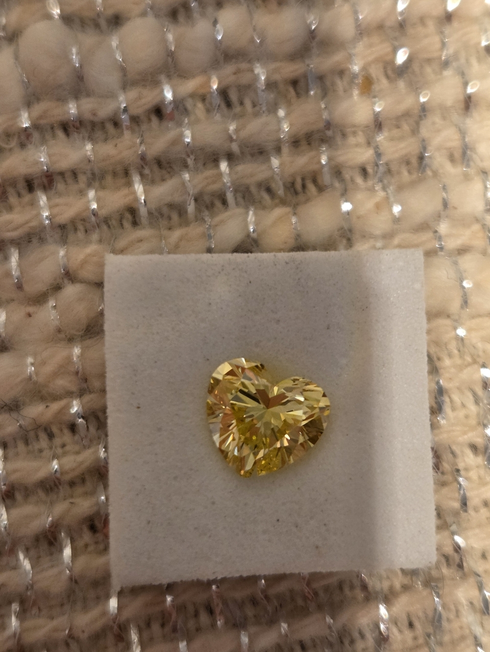 Yellow Heart Diamond
